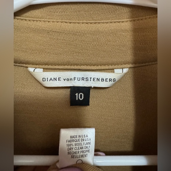 Diane Von Furstenberg DVF wool wrap dress size 10 - Picture 6 of 8